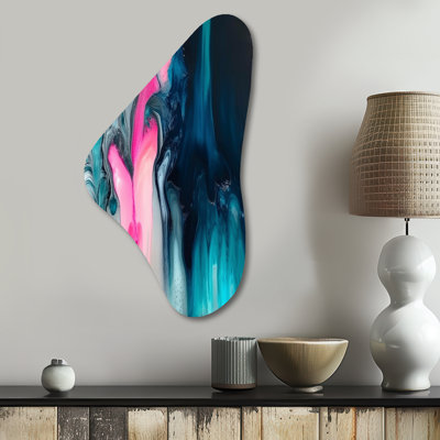 Clapperton - Abstract Boomerang Shape Asymmetric Metal Wall Art