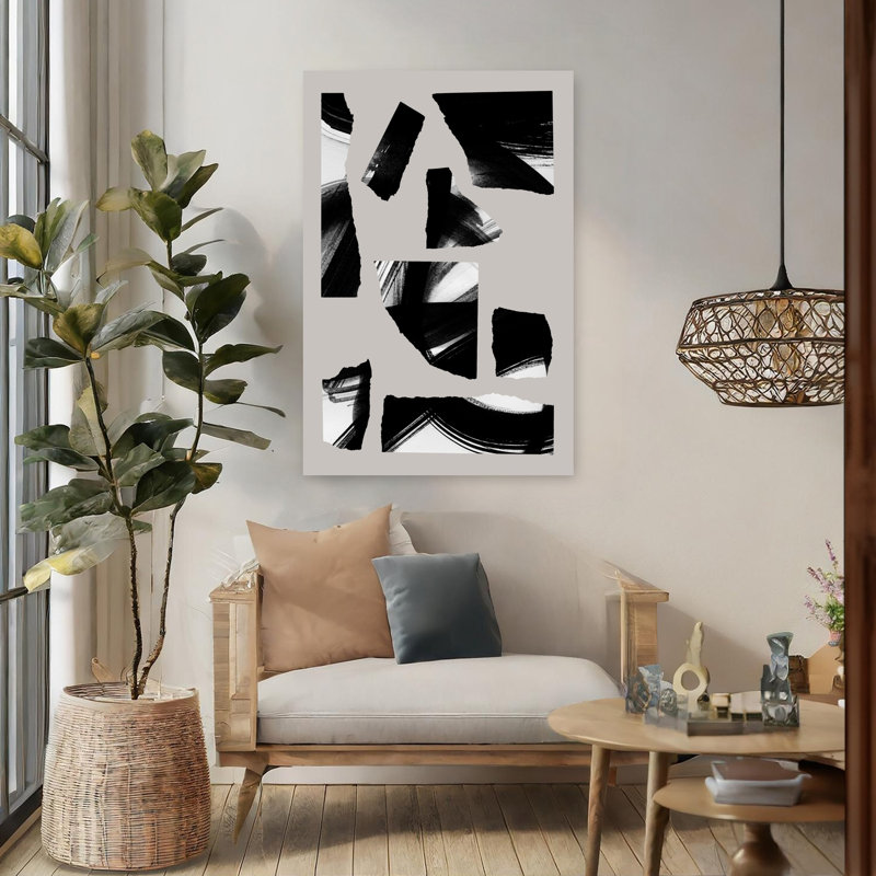 Art contemporain contemporain, H 48 po x l 32 po
