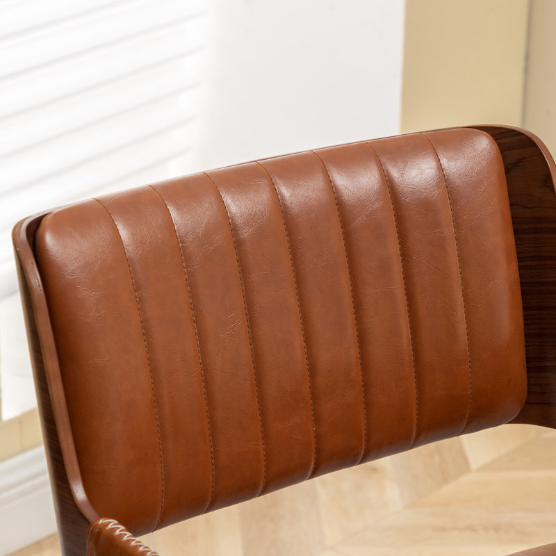 Upholstered Dining Chair, Brown