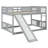 Low Bunk Bed with Reversible Slide-278512498-278512511