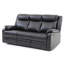 Canapé inclinable double Glory Furniture, noir-1545515411