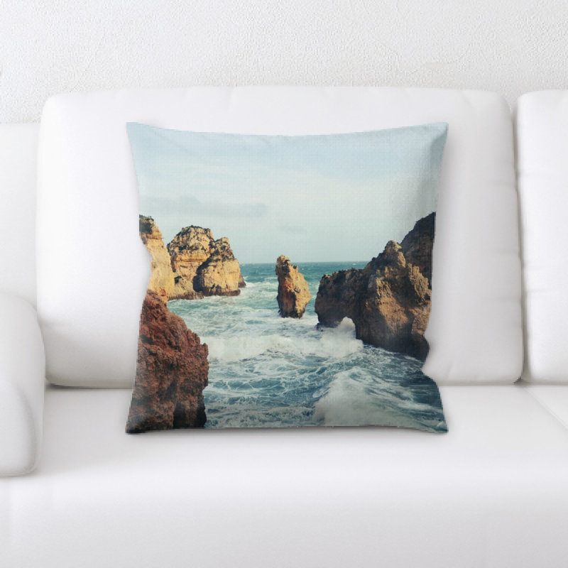 Bowie Microsuede Reversible Throw Pillow