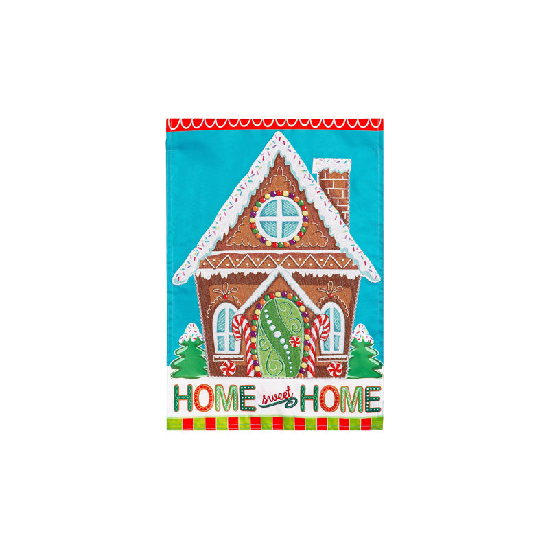 Drapeau maison Gingerbread Home Sweet Home