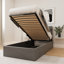 Upholstered Ottoman Storage Bed-1385456297