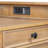 4-Piece Dining Table Set For 3, Retro Kitchen Table And Chairs Set With 3 Storage Drawers, Ideal For Small Spaces (Dining Set)-2011302404