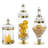 Kitchen Lid Glass Jars Canister Set