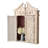 Retro distressed electric meter box decorative false window hanger