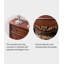 Console rétro en bois foncé avec sculptures florales dorées