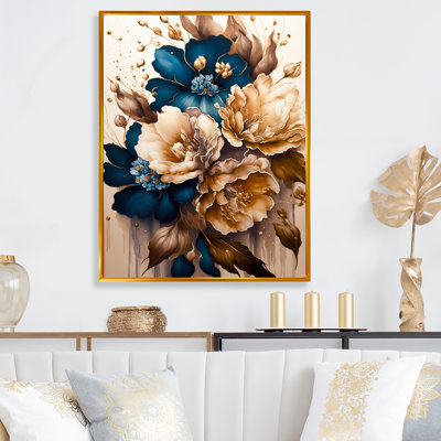 " Brown Blossoming Gladiolus "