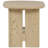 Coastal Square End Side Table with Shelf