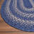 Camyla Farmhouse Braided Jute Blue Area Rug-1839622508