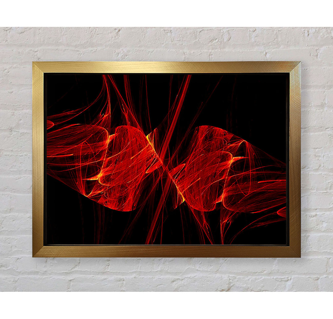 Gerahmtes Wandbild Red Emergance