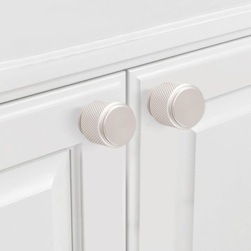 10 Pack Cabinet Knobs For Drawers & Cabinets - Durable Single Hole Knobs With Premium Finish - Includes 2 Screws Per Knob