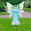 Piquet de jardin en métal solaire avec ailes et lumières DEL Exhart-1830027758-1829801651