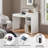 Pamella Writing Desk with Hutch-902644772