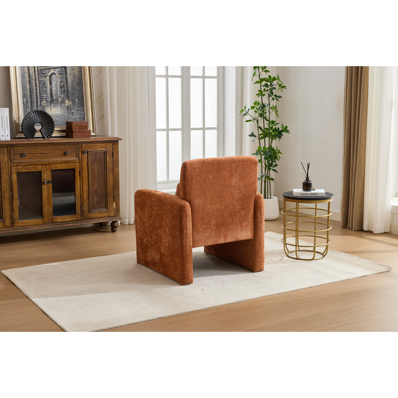 Fauteuil d'appoint moderne, fauteuil contemporain Boucle