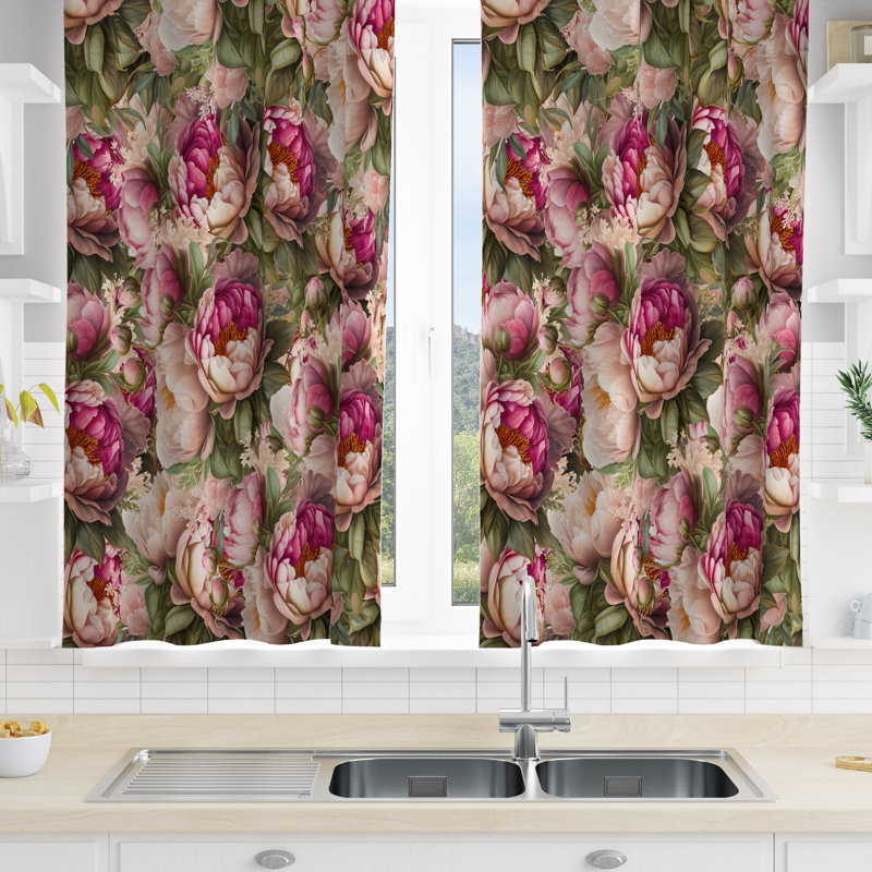 Room Darkening Curtain Pair, 40" W x 61" H