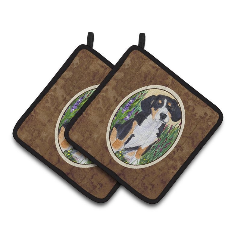 Caroline's Treasures Entlebucher Mountain Dog Polyester Potholder
