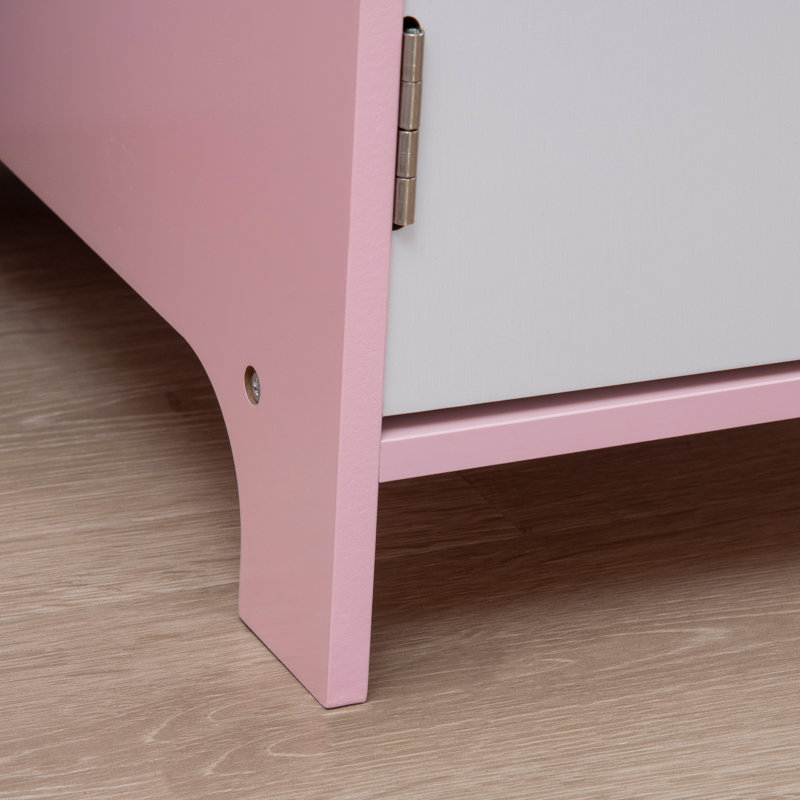 Ensemble de bureau et chaises pour enfants, Rose