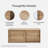 Floating TV Shelf, Multi-Purpose Modular Under TV Display Shelf, Wall Mounted Wood Television Cabinet, Nightstand, Side Table, End Table, Bedside Shelves For Bedroom