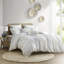 Housse de couette en coton grand - chenille, motifs géométriques, literie élégante, imprimé multicolore, doux et confortable-121259728-121259726