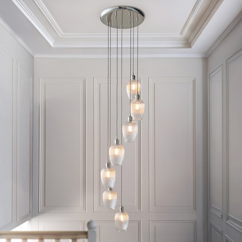 Alans 7 - Light Chandelier, Nickel