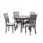 Rituraj 4-Person Wood Round Dining Table Set Kitchen & Dining Room Set-852563469-852563475