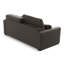 Canapé-lit en cuir véritable de qualité supérieure Bellinda de 81 po avec matelas en mousse à mémoire de forme et appui-tête réglable à cliquet-59051734