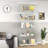 74" Tempered Glass Curio Cabinet 5-Tier China Cabinet Display Rack with Lockable Doors-1746544023