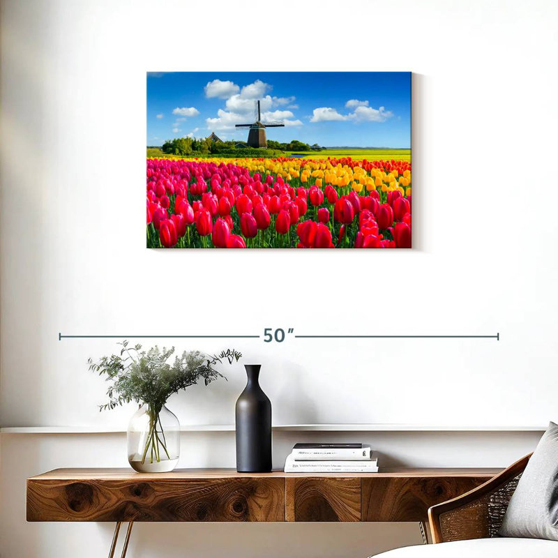 Champ de tulipes Alvord Holland, H 20 po x l 30 po