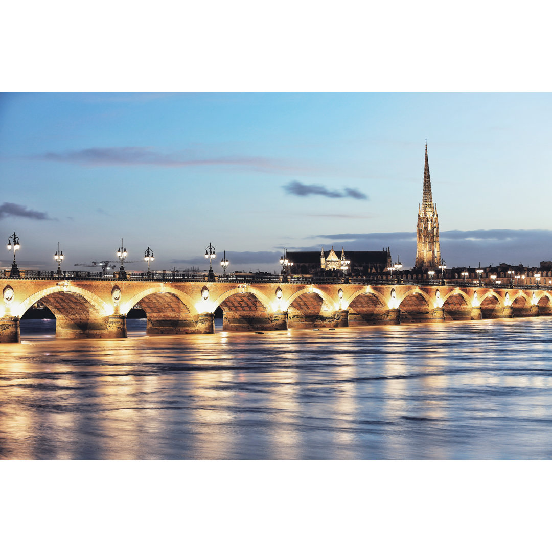 Die Brücke von Pierre - Fotografie auf Leinwand