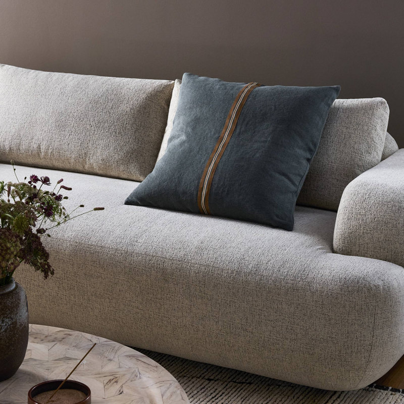 Archie Linen Square Pillow Cover & Insert