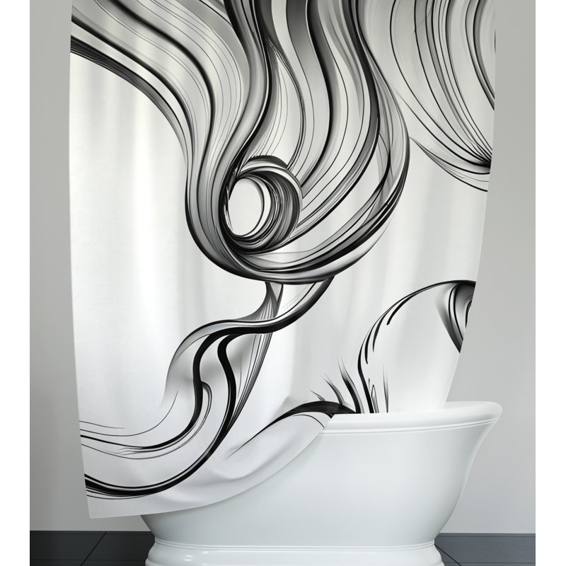Rideau de douche Cibecue, H 72 po x l 70 po