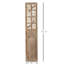 Sculpture murale 15 "x 73,2" en bois