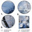Winter Snowy Serenity II - Paysages, art mural en métal-1065525450