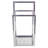 Latitude Run® Squared Lantern With Handle, Silver-107086718