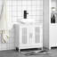 Modern Under Sink Cabinet With 2 Doors Pedestal Under Sink Bathroom Cupboard