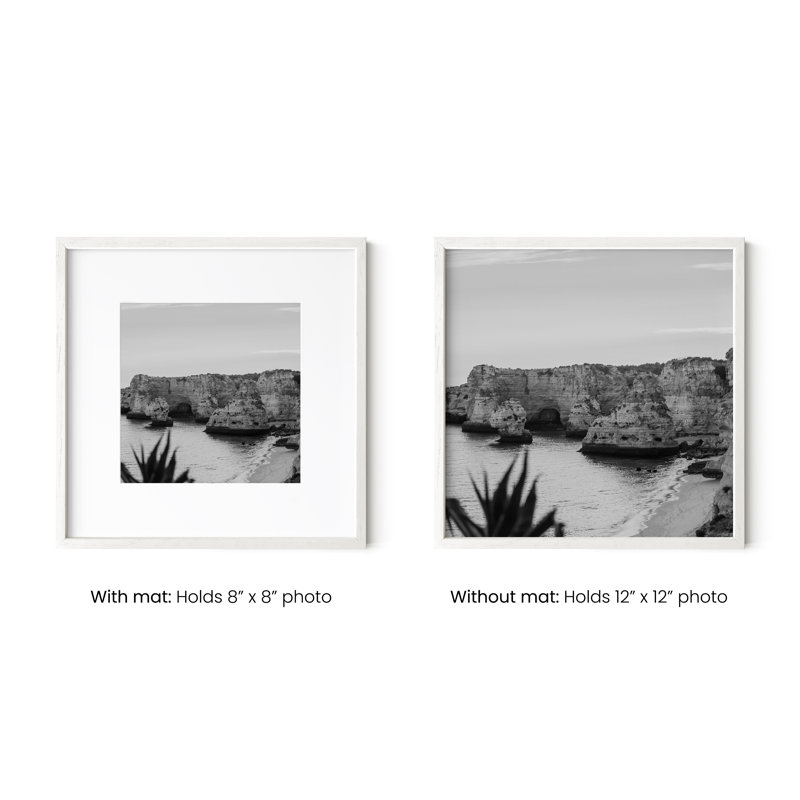 White Oak Wood 12" x 12" Picture Frames Set of 4