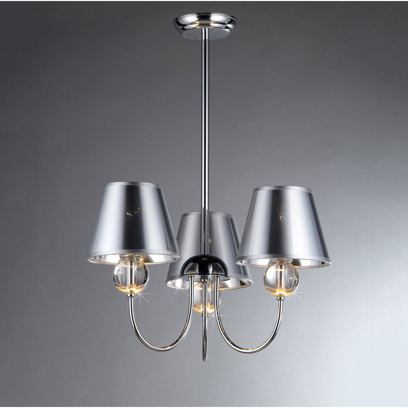 Lustre classique/traditionnel ombré 3 lumières Rosenda