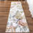 Jasmine Modern Flower Design Machine Washable Area Rug Pink/Yellow/Ivory Multi-82204407