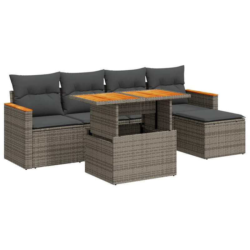 Extérieur Romil 24,4 po de largeur, Gris, Gris foncé