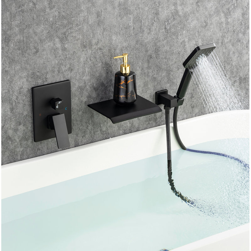 All-In-One Kit with Rough in-Valve, Matte Black