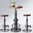 Kennemer 2 - Person Solid Wood Top Four Leg Dining Set