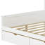 Lit de jour en L en bois avec sept armoires de rangement et deux tiroirs de rangement, lit multifonctionnel avec bureau d'étude et bibliothèque intégrée-1605504020-1605504021