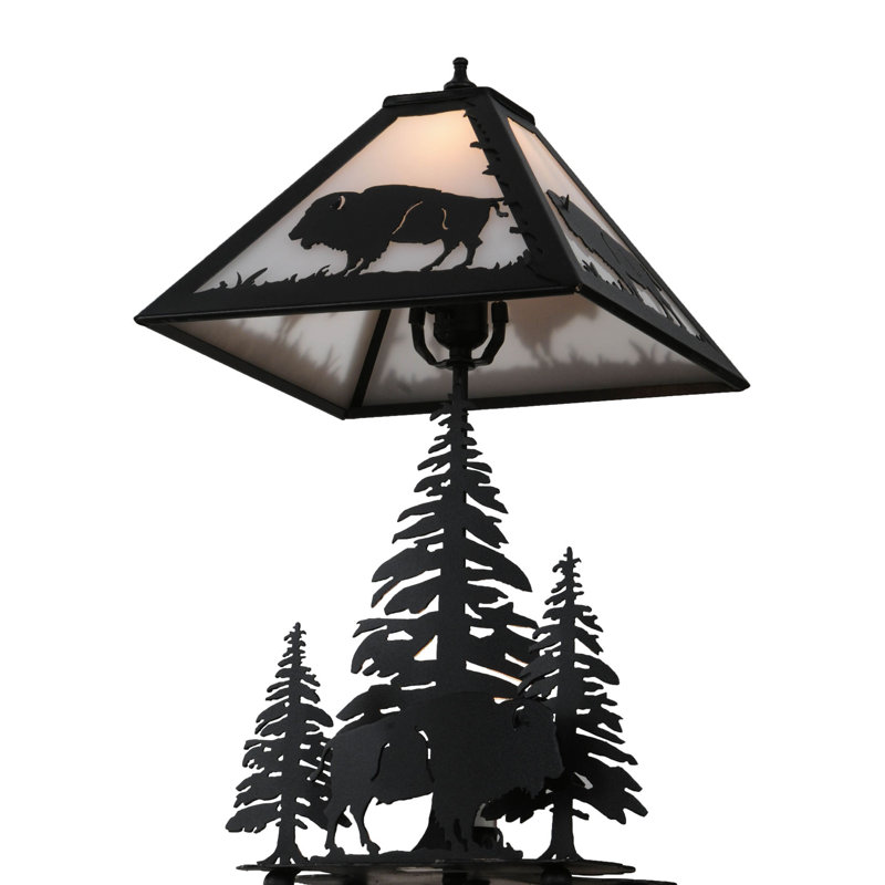 Rustic Lodge Table Lamp