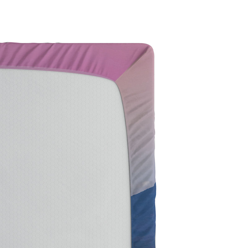 Microfiber Patterned Fitted Sheet, Full Fitted Sheet