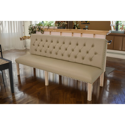 Banc en similicuir Inverness Farmhouse