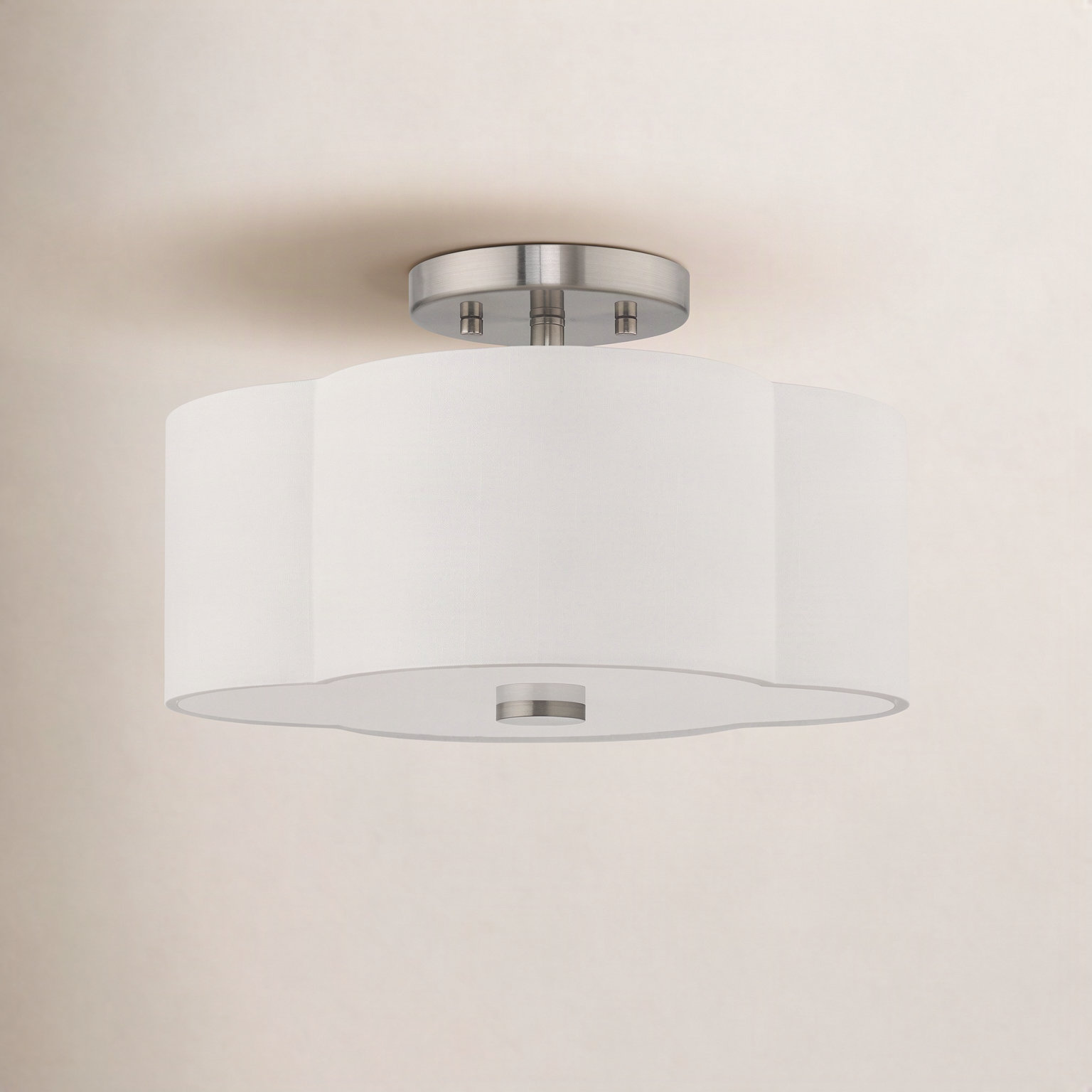 Vino 2 Light Semi Flush Mount, 8.5" H x 13" W x 13" D