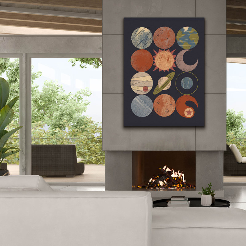  'Home System Grid' by Renea L. Thull Canvas Wall Art, 40" x 54", 54" H x 40" W