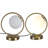 1-light Gold Table Lamp Small Lamp For Nightstand Desk Lamp Cute Plug In Lamp